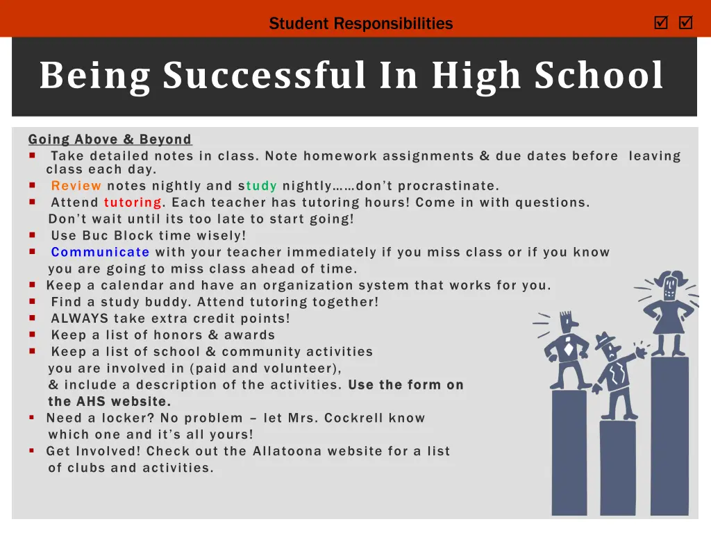 student responsibilities 1