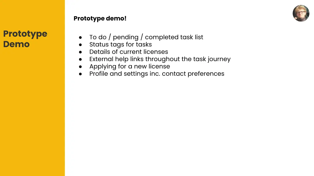 prototype demo
