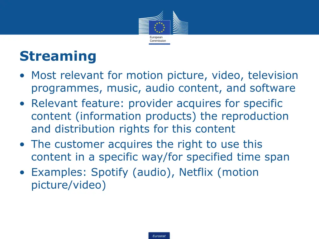 streaming most relevant for motion picture video