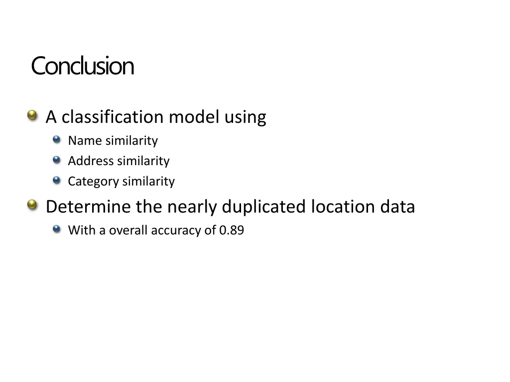 conclusion