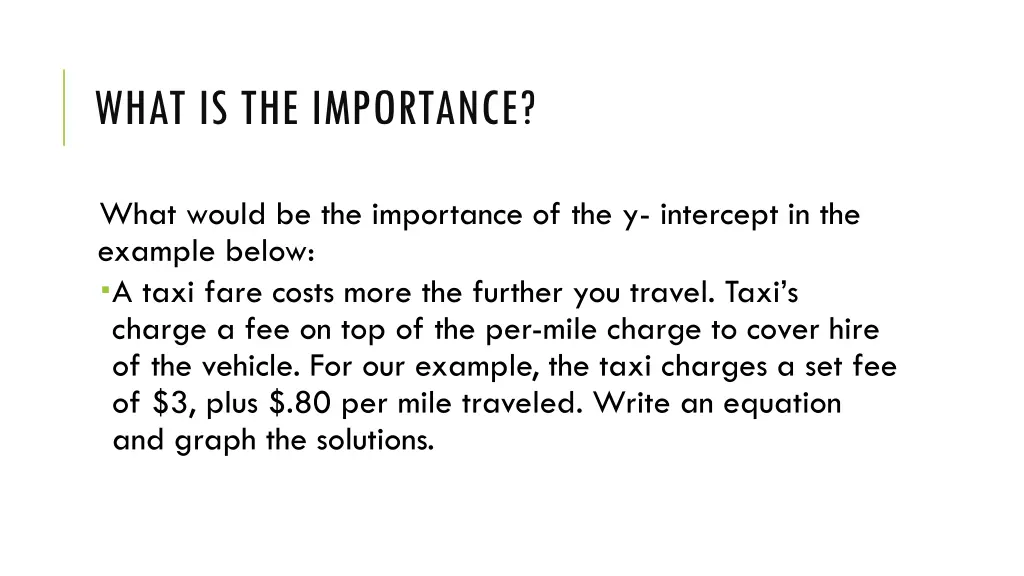 what is the importance