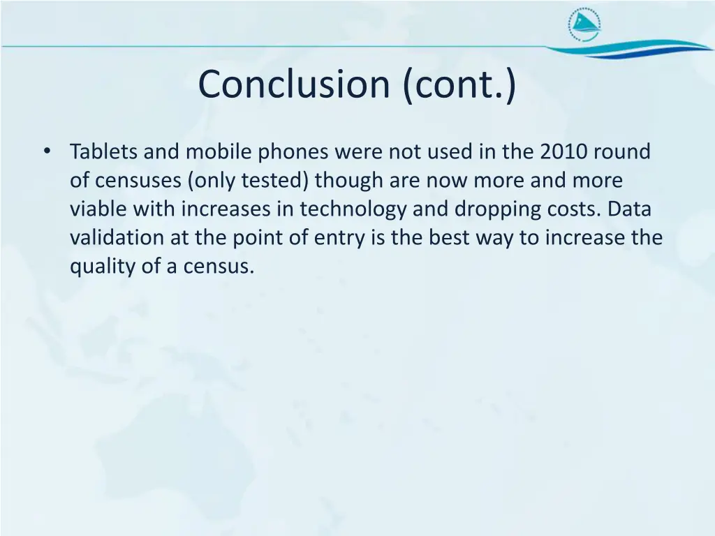 conclusion cont