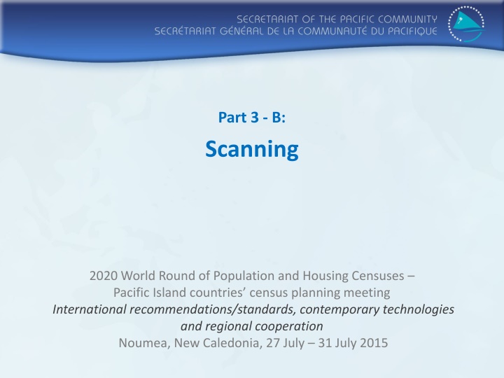 part 3 b scanning