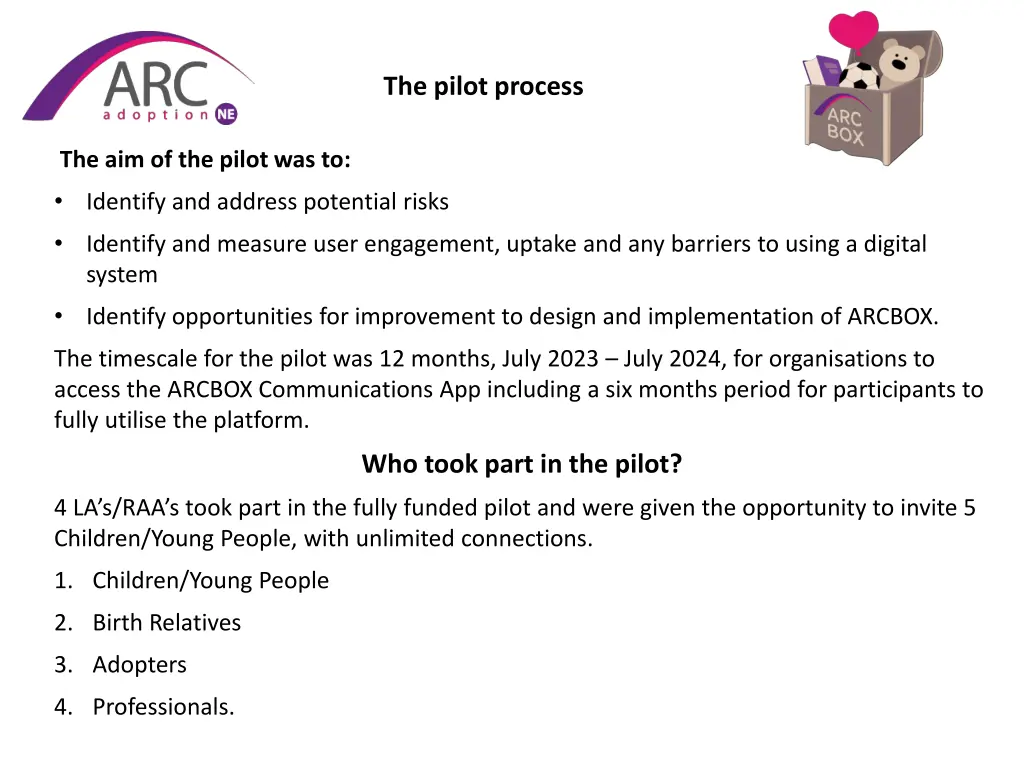 the pilot process