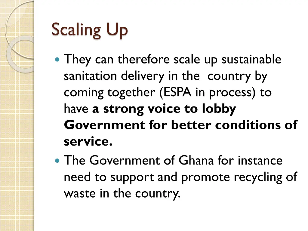 scaling up