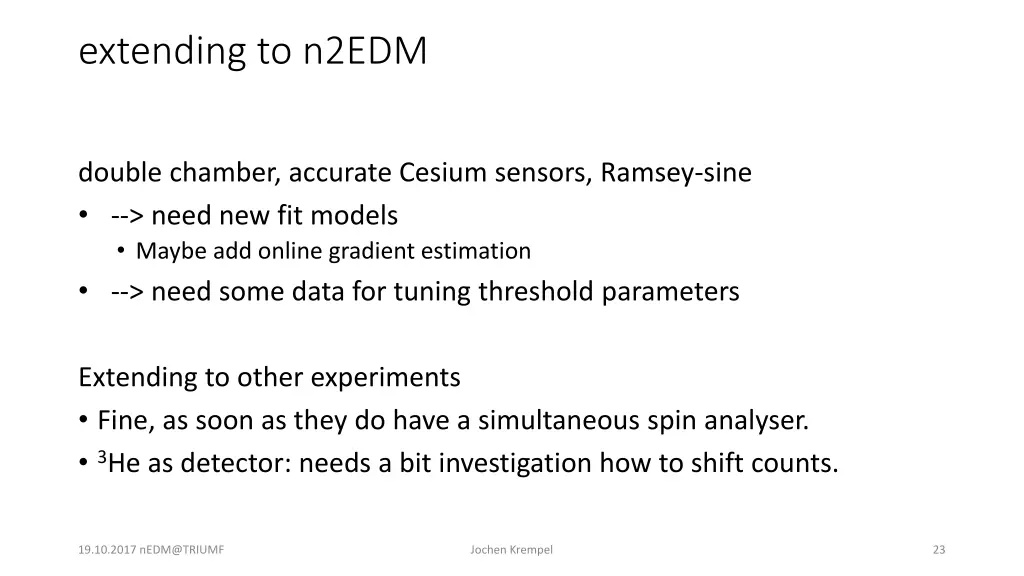 extending to n2edm