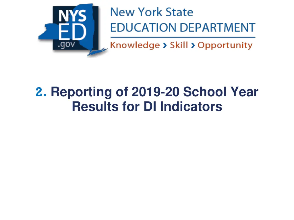 2 reporting of 2019 20 school year results