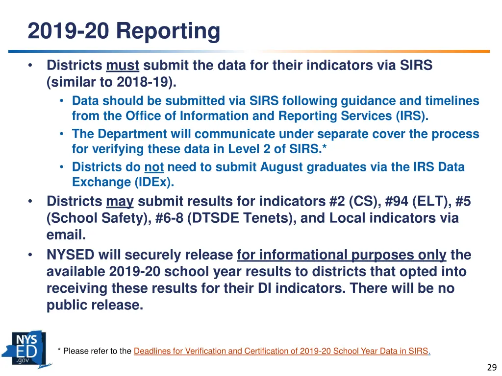 2019 20 reporting
