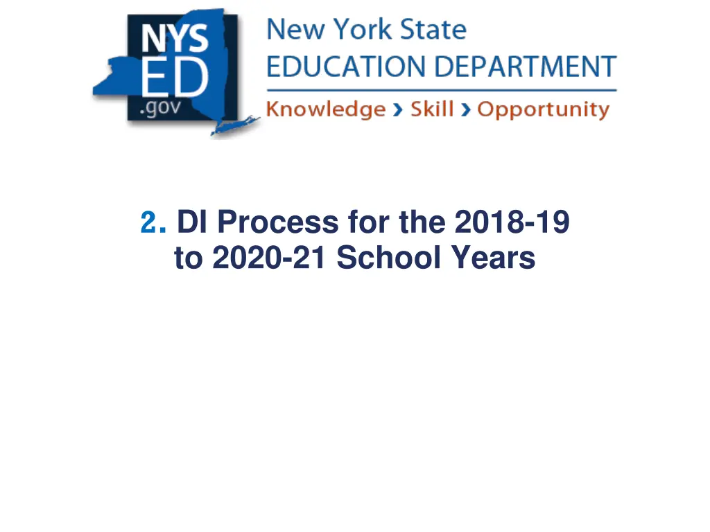 2 di process for the 2018 19 to 2020 21 school