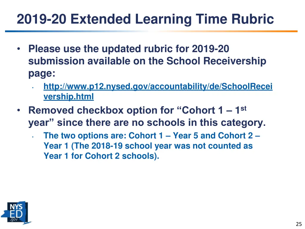 2019 20 extended learning time rubric