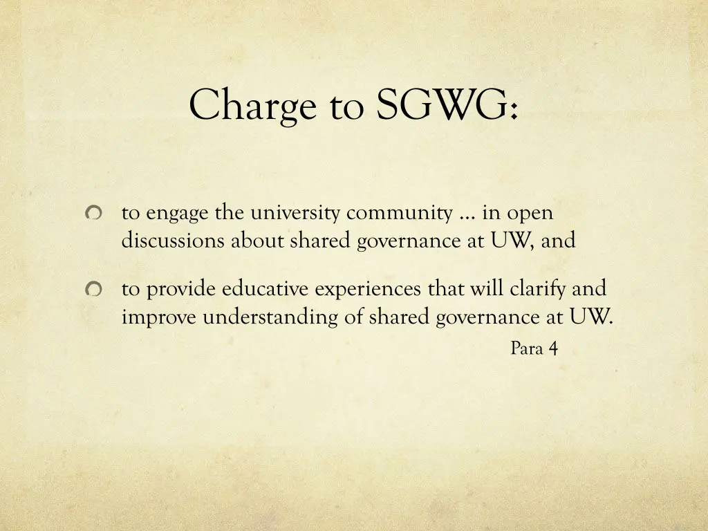 charge to sgwg