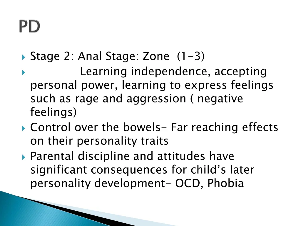 stage 2 anal stage zone 1 3 learning independence