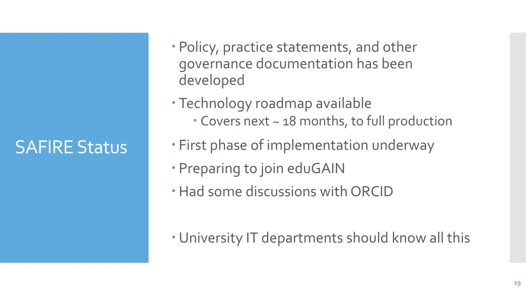 policy practice statements and other governance