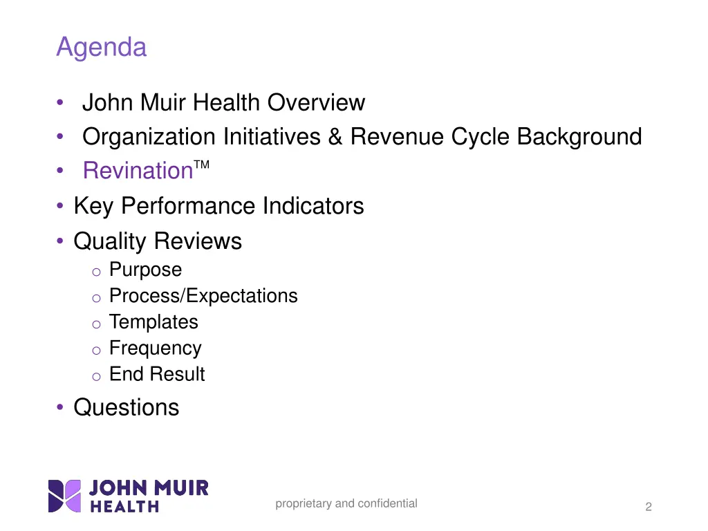 agenda