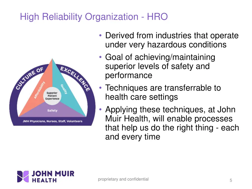 high reliability organization hro