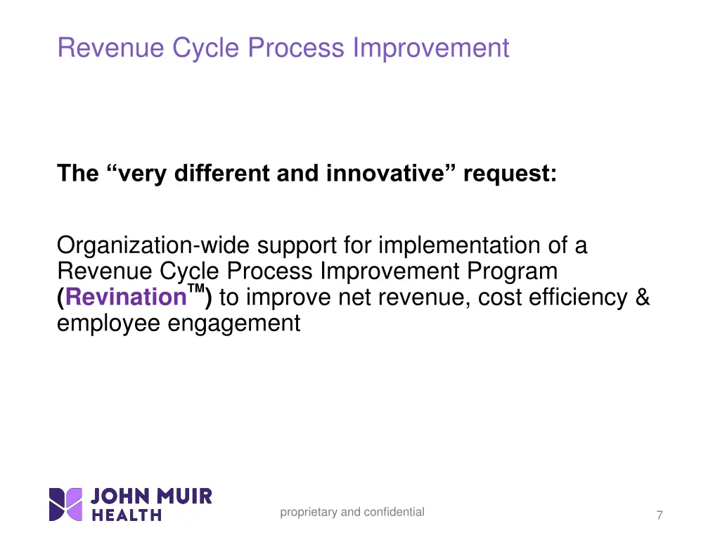 revenue cycle process improvement
