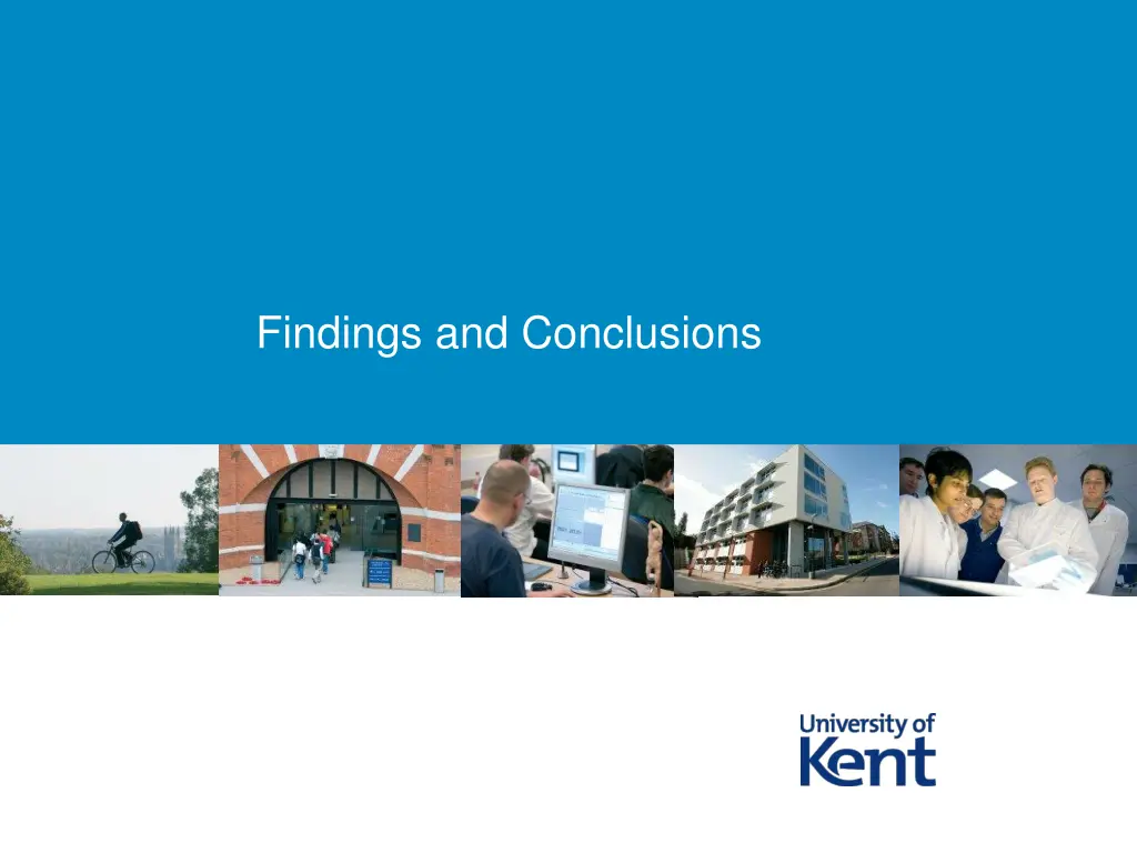 findings and conclusions