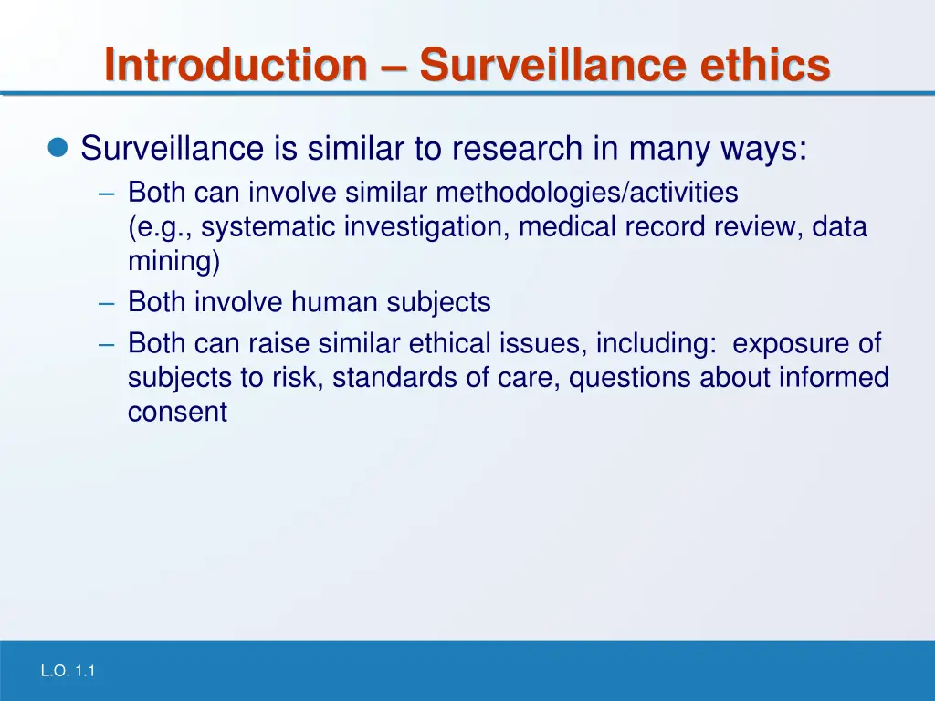 introduction surveillance ethics