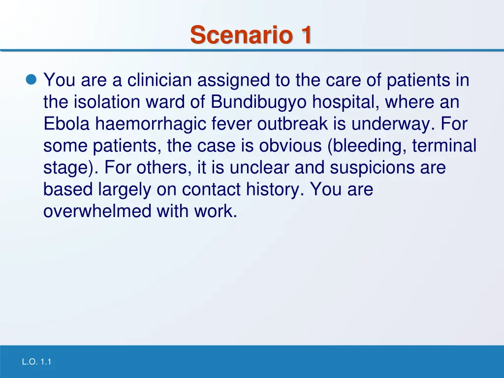 scenario 1