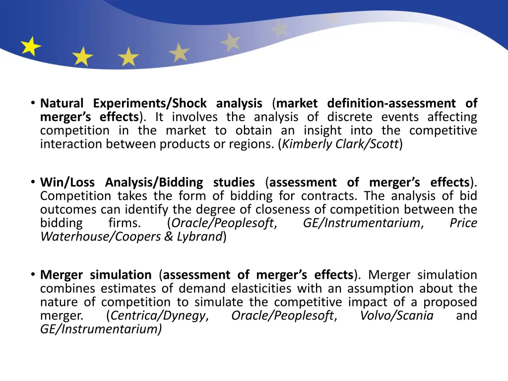 natural experiments shock analysis market