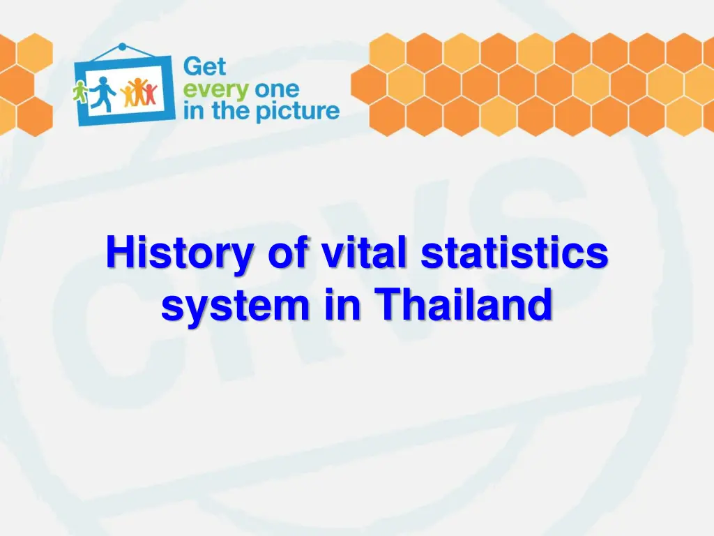 history of vital statistics system in thailand