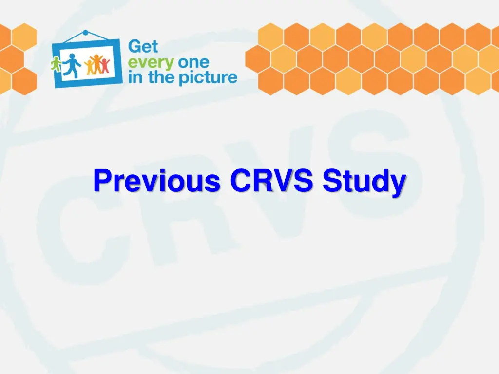 previous crvs study