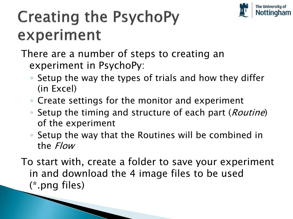 there are a number of steps to creating