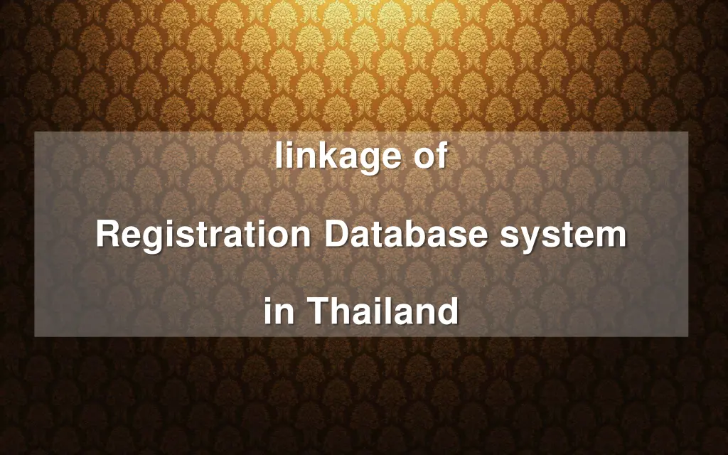 linkage of