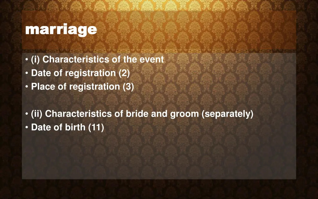 marriage marriage