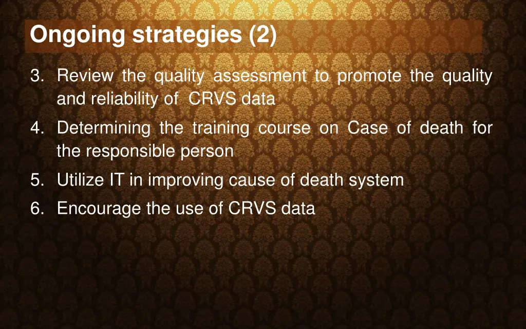 ongoing strategies 2