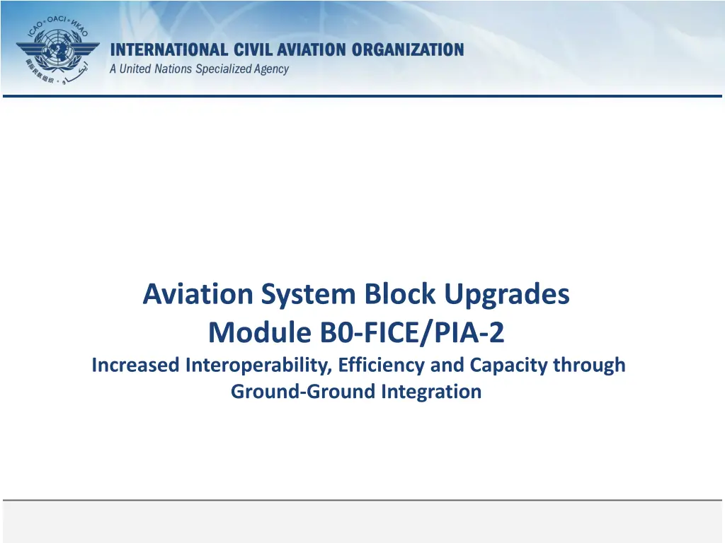 aviation system block upgrades module b0 fice