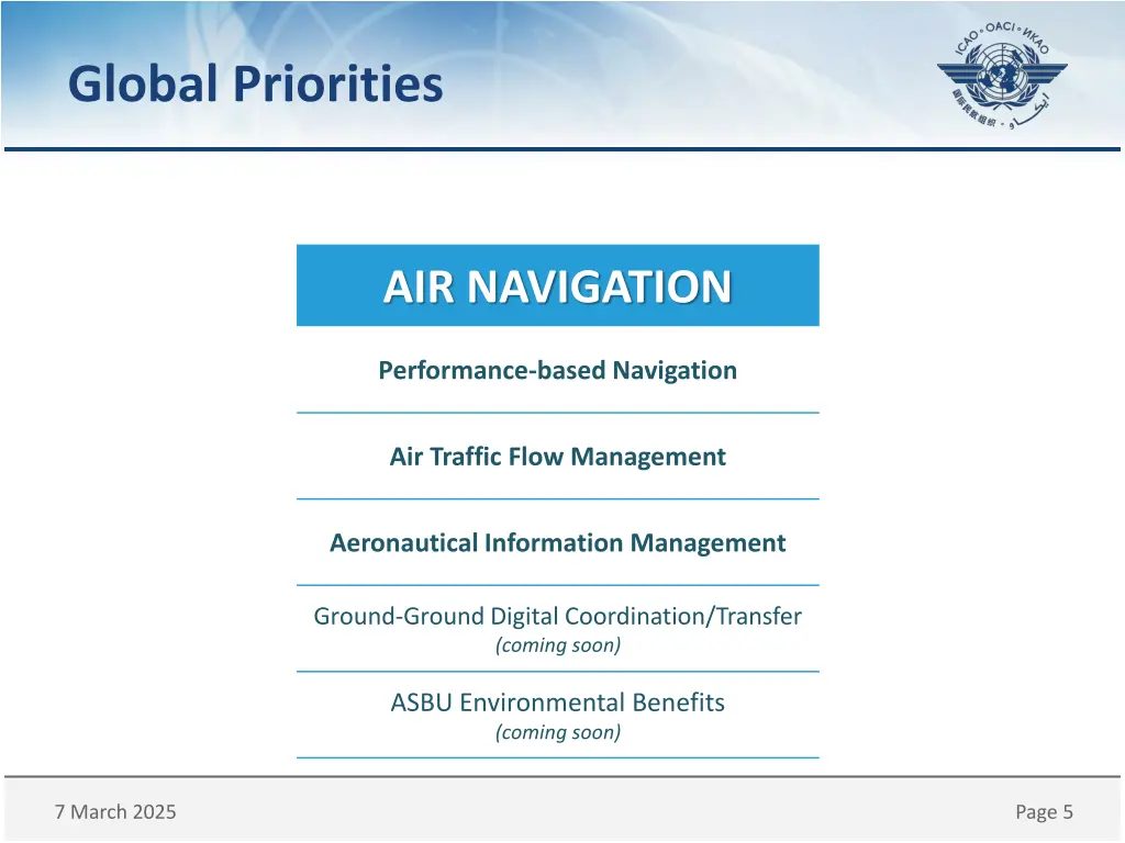 global priorities