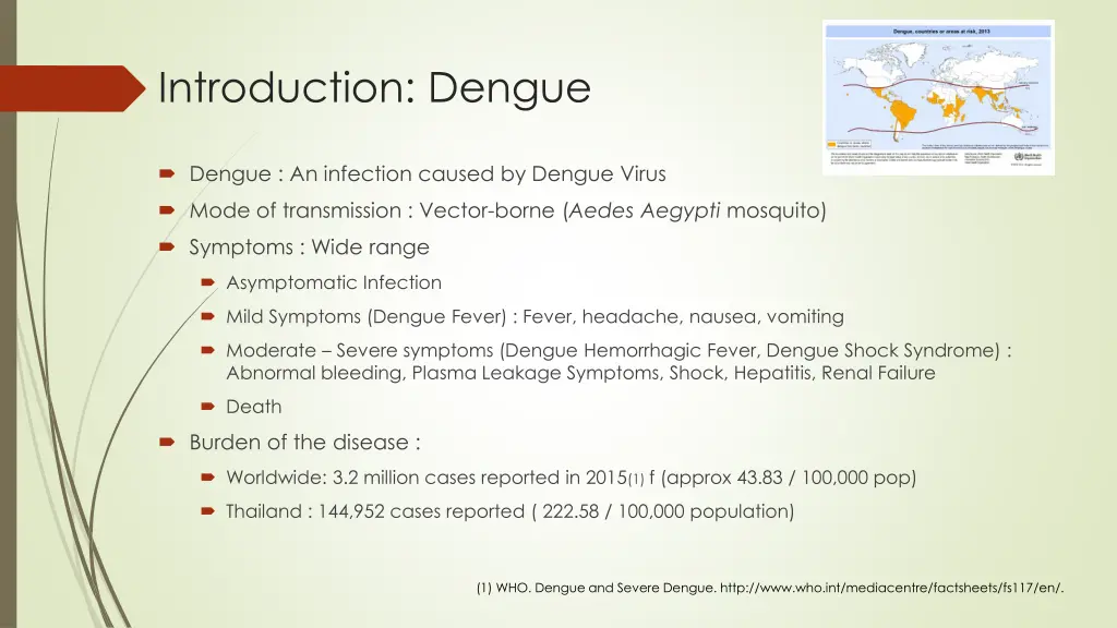 introduction dengue