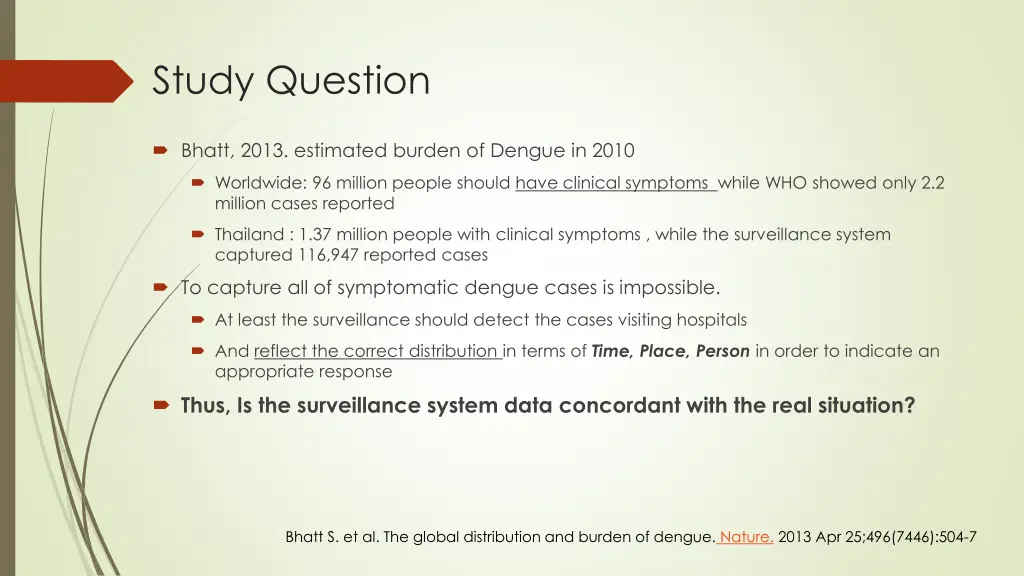 study question