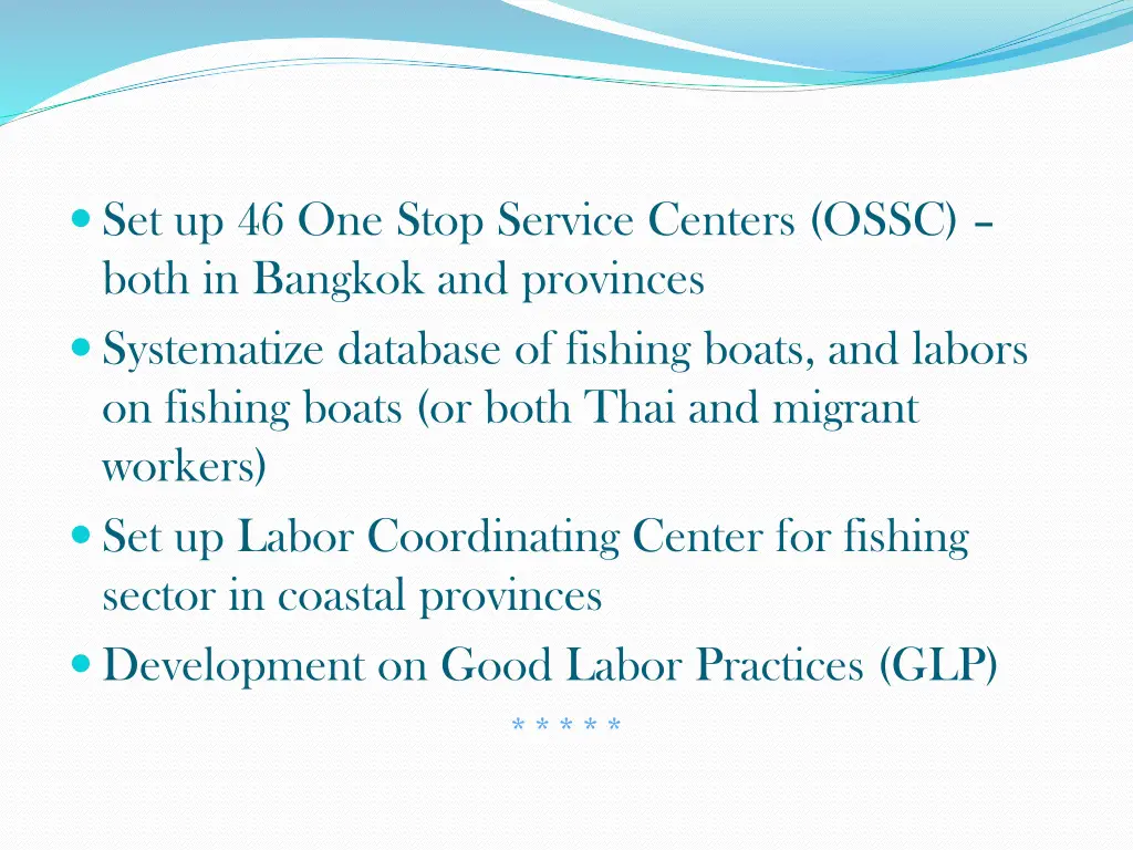 set up 46 one stop service centers ossc both