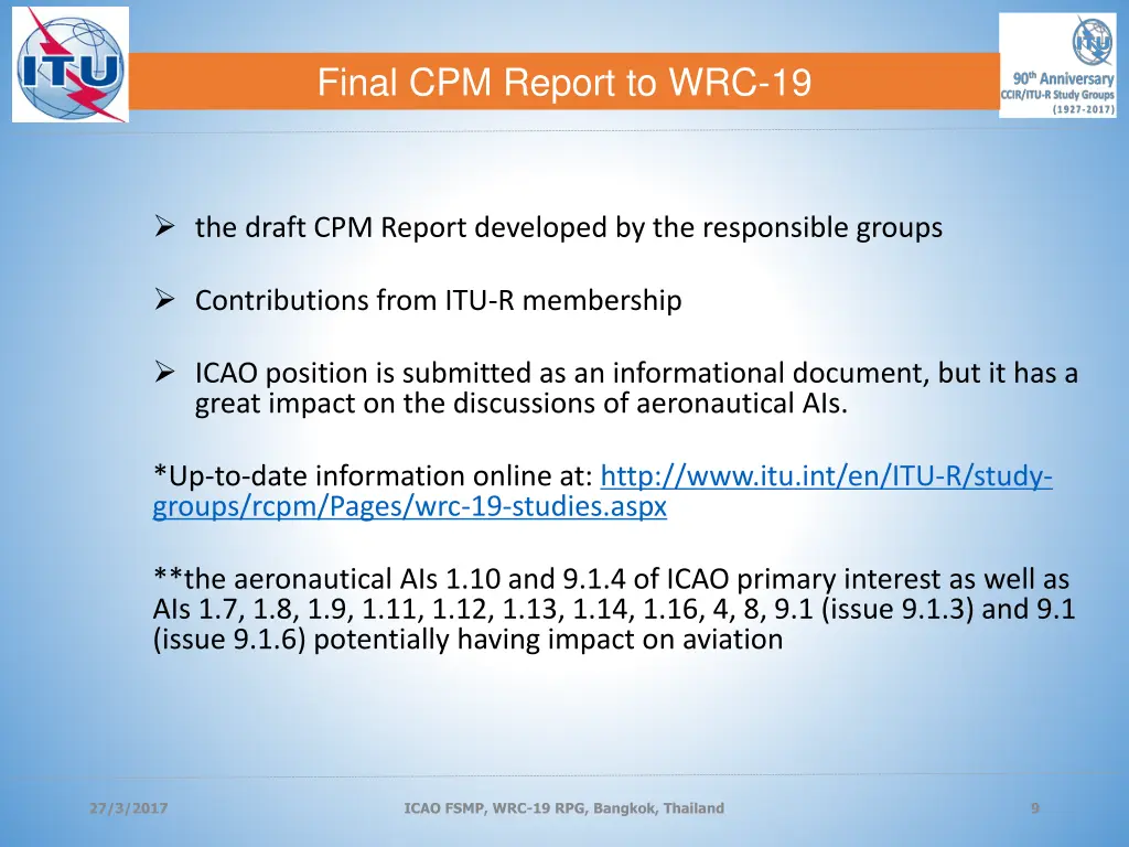 final cpm report to wrc 19