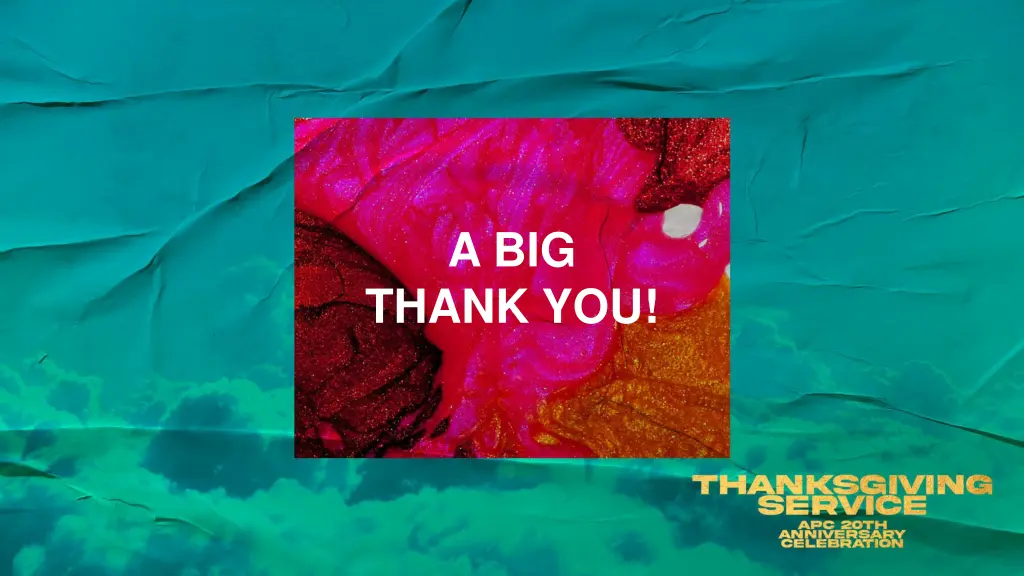a big