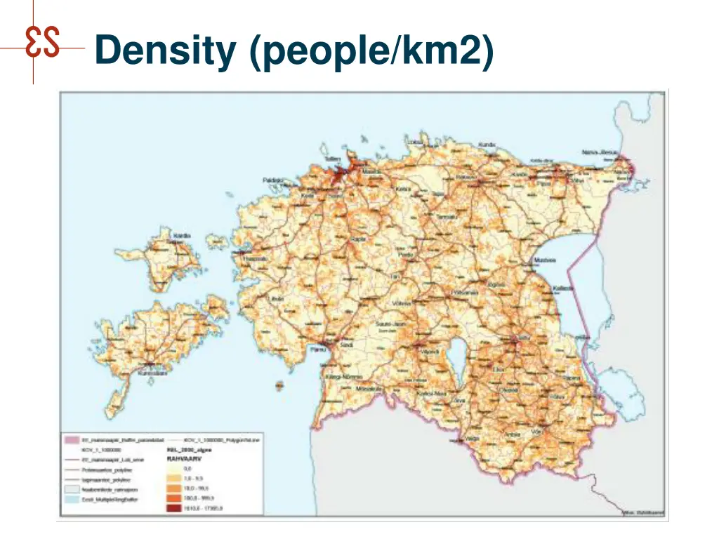 density people km2
