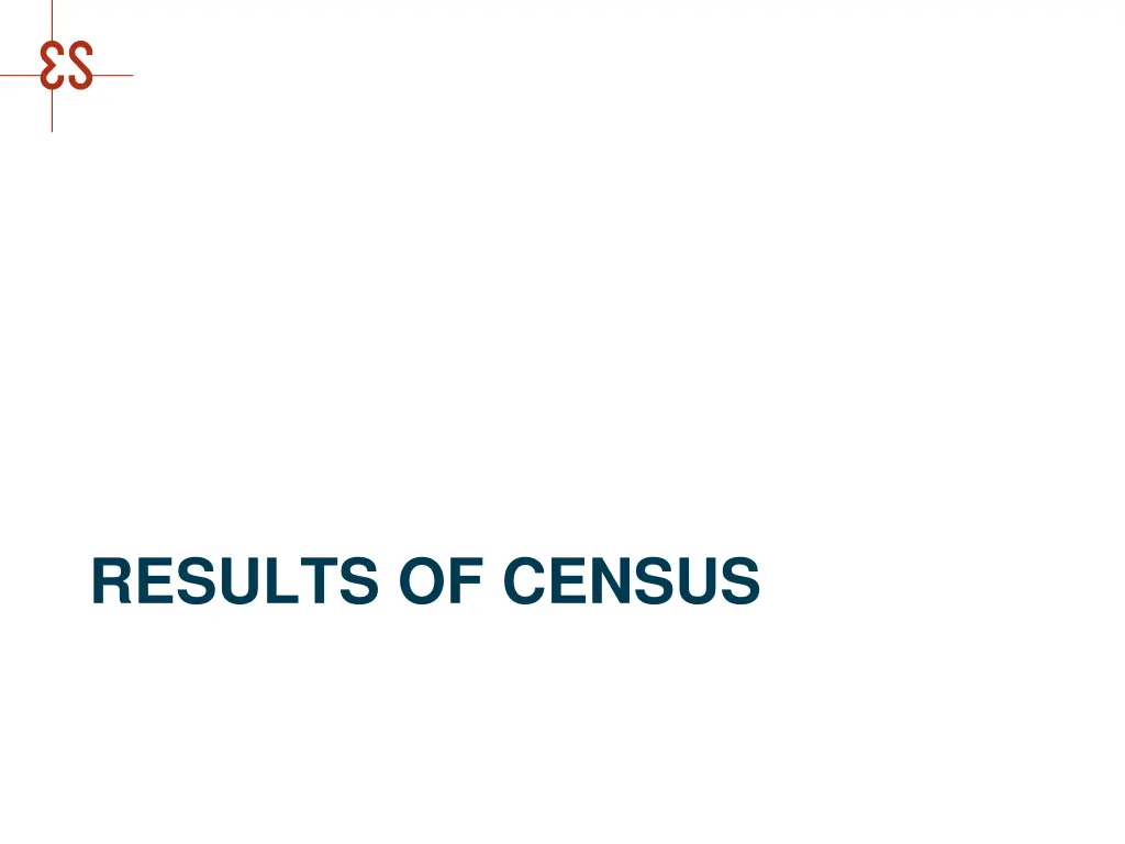 results of census