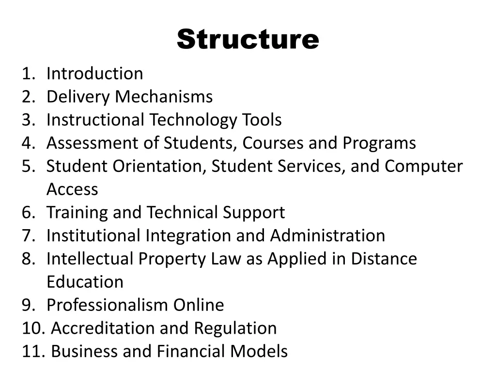 structure
