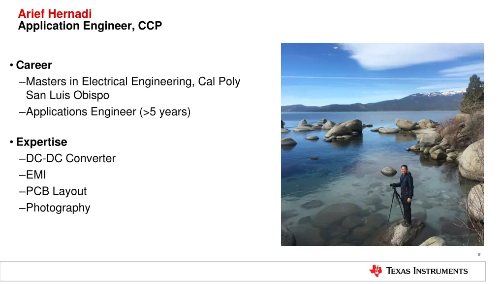 arief hernadi application engineer ccp
