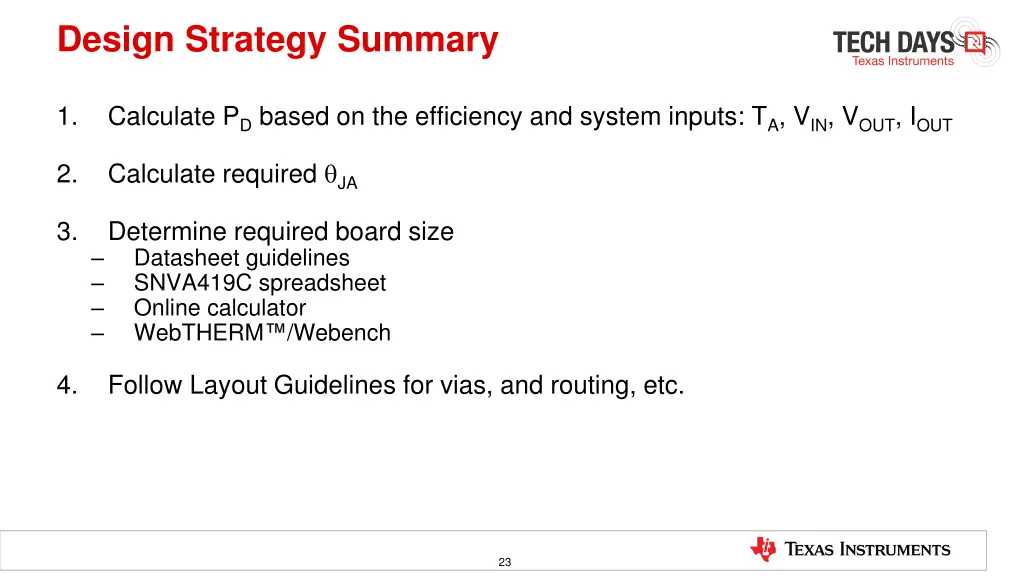 design strategy summary