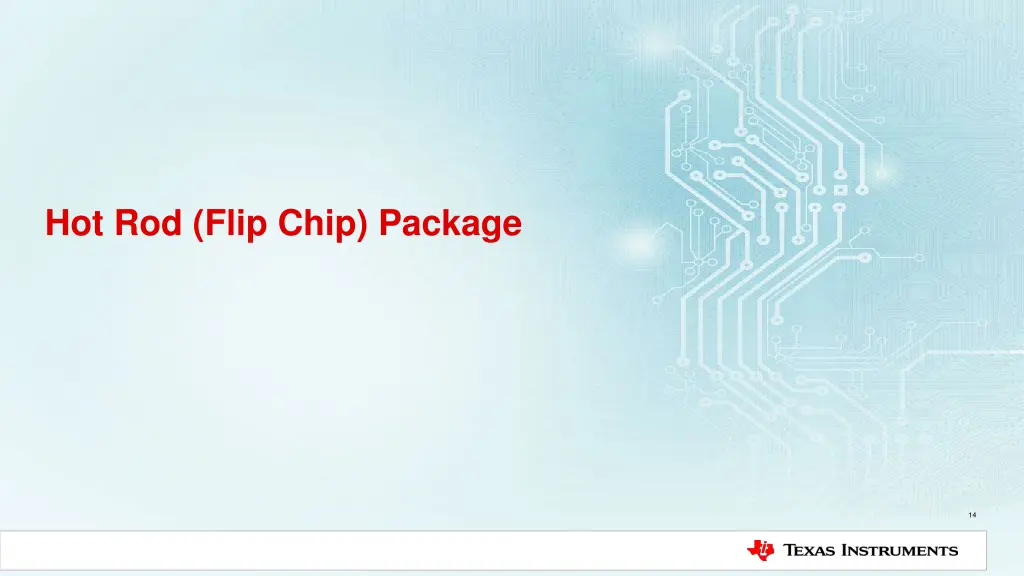 hot rod flip chip package