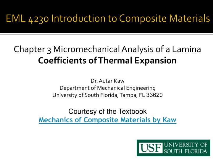 chapter 3 micromechanical analysis of a lamina