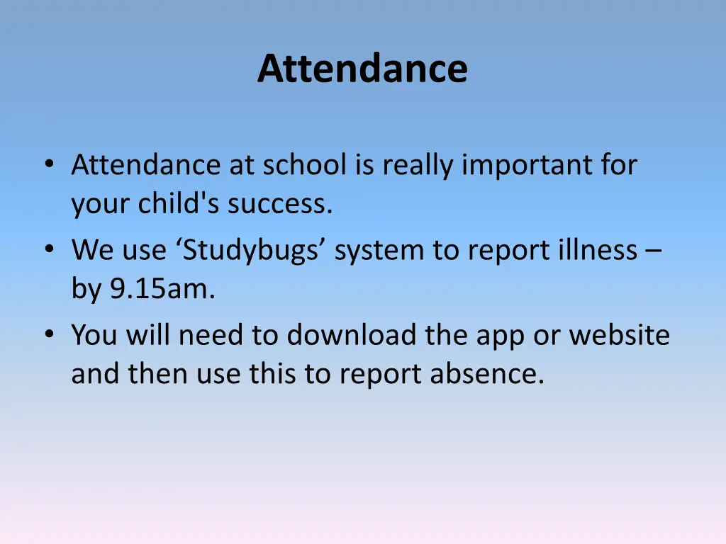 attendance