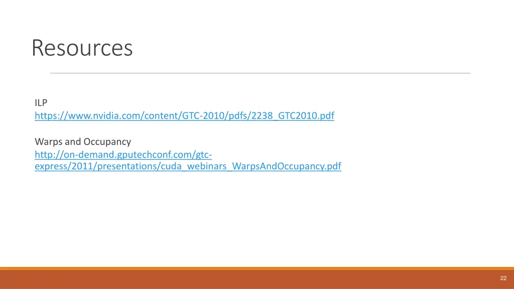 resources