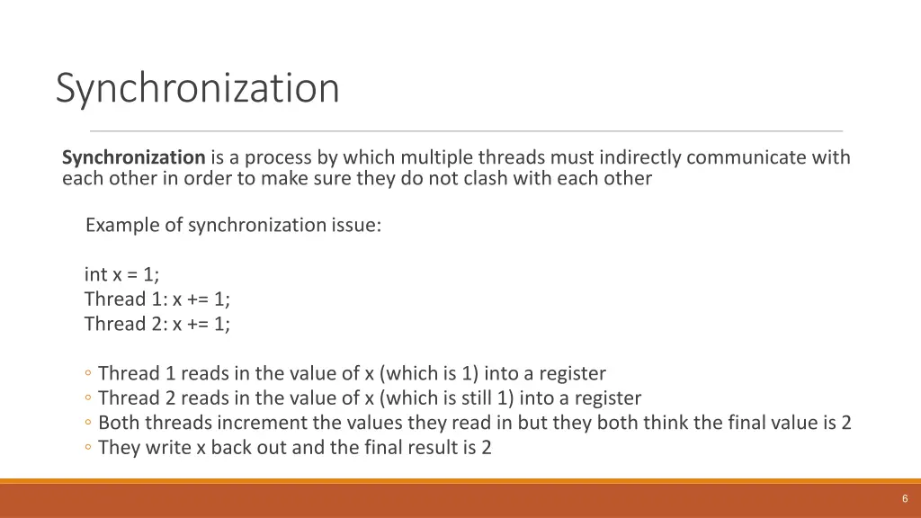 synchronization 1