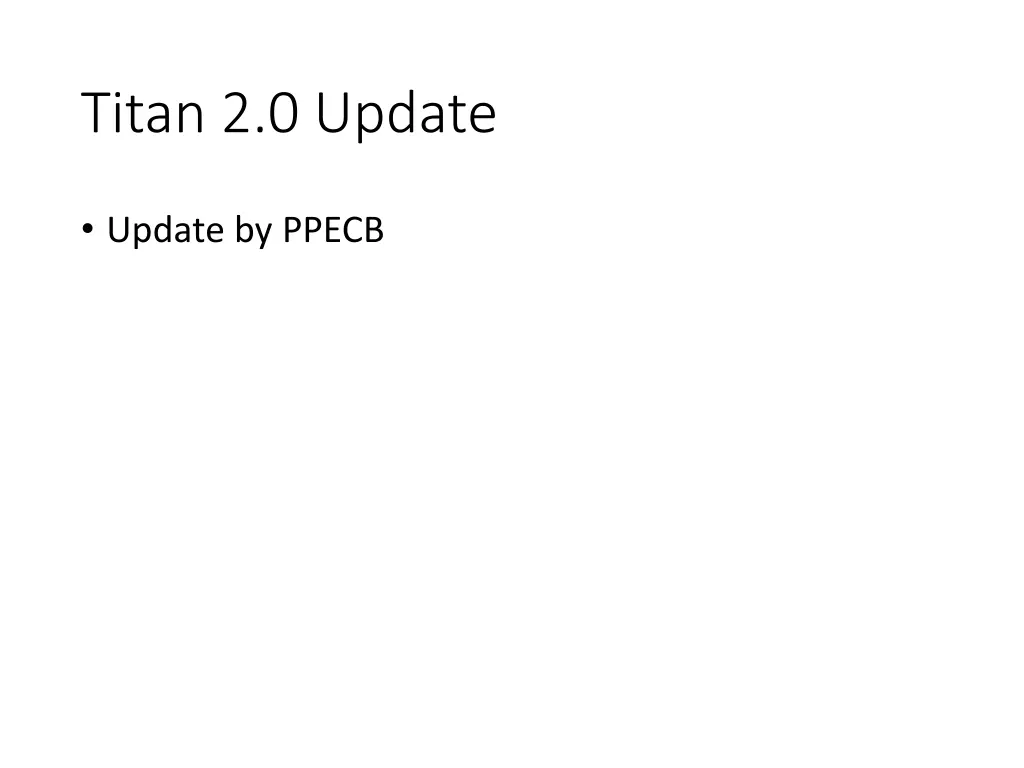 titan 2 0 update