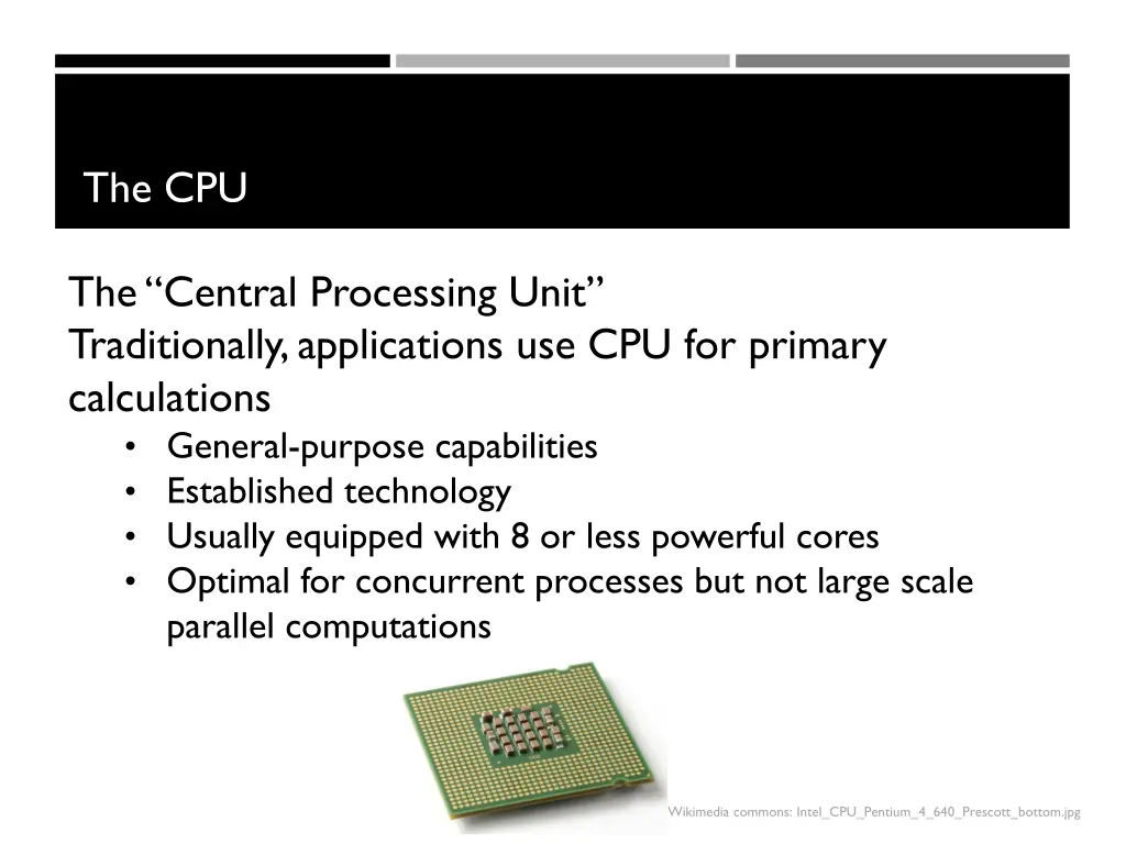 the cpu