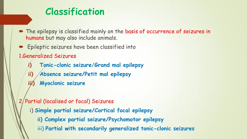 classification